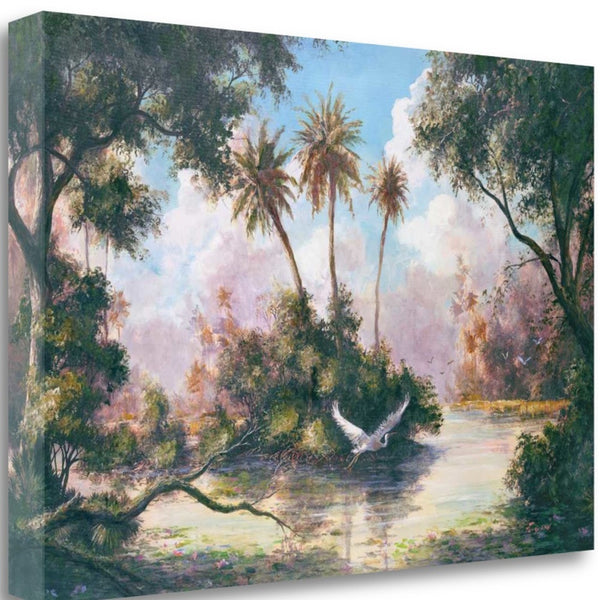 Tropical Everglades 1 Giclee Wrap Canvas Wall Art