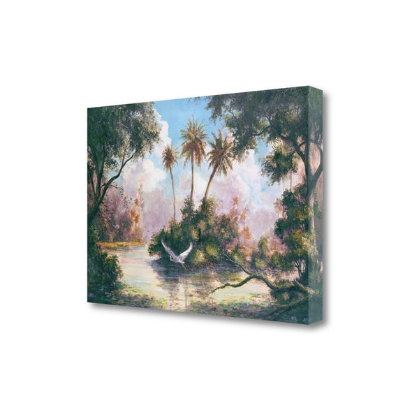 Tropical Everglades 1 Giclee Wrap Canvas Wall Art