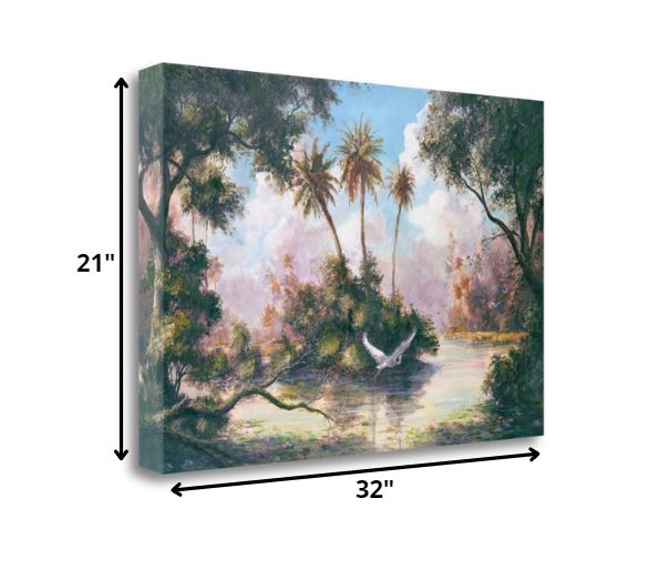 Tropical Everglades 3 Giclee Wrap Canvas Wall Art