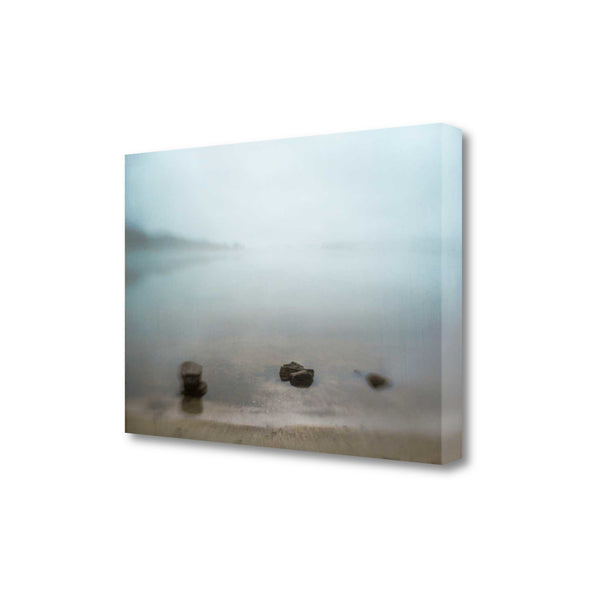 36" Calming Water's Edge Giclee Wrap Canvas Wall Art