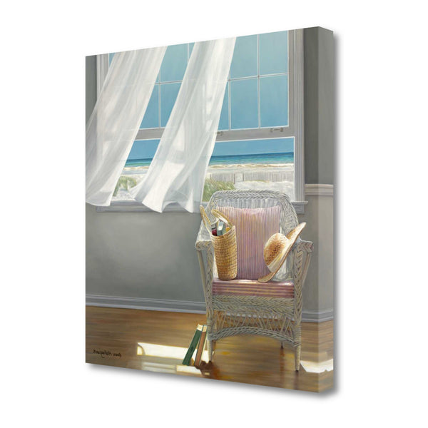 Relaxing Corner at Beach House 1 Giclee Wrap Canvas Wall Art