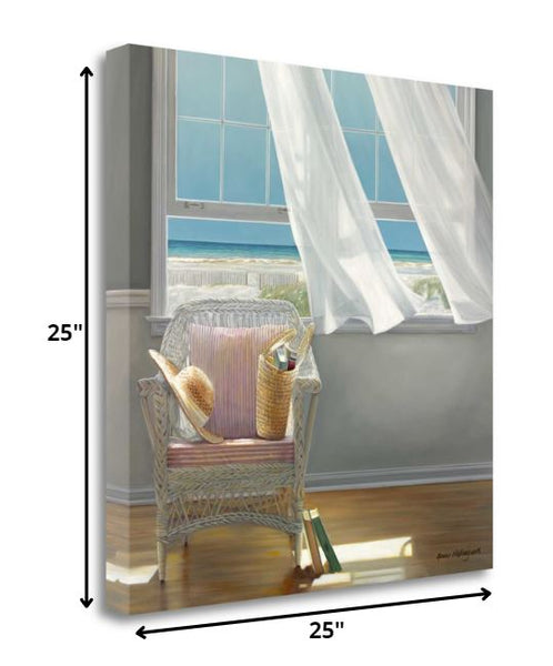 Relaxing Corner at Beach House 2 Giclee Wrap Canvas Wall Art