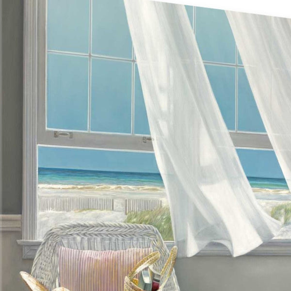 Relaxing Corner at Beach House 2 Giclee Wrap Canvas Wall Art