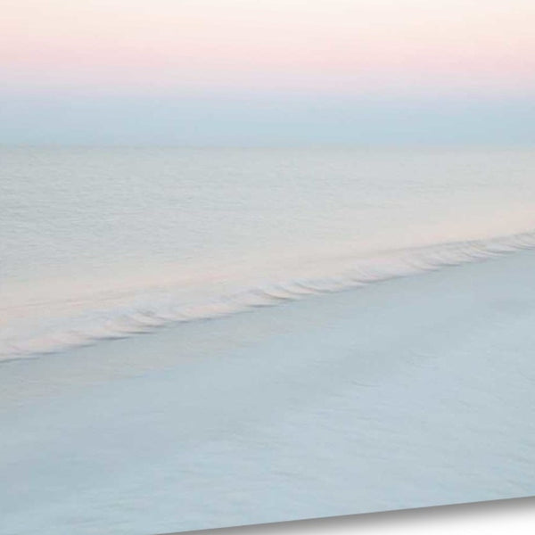 22" Cotton Candy Beach Sky 1 Giclee Wrap Canvas Wall Art