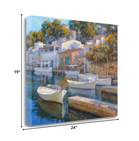 24" Vintage Inspired European Cove Gallery Wrap Canvas Wall Art