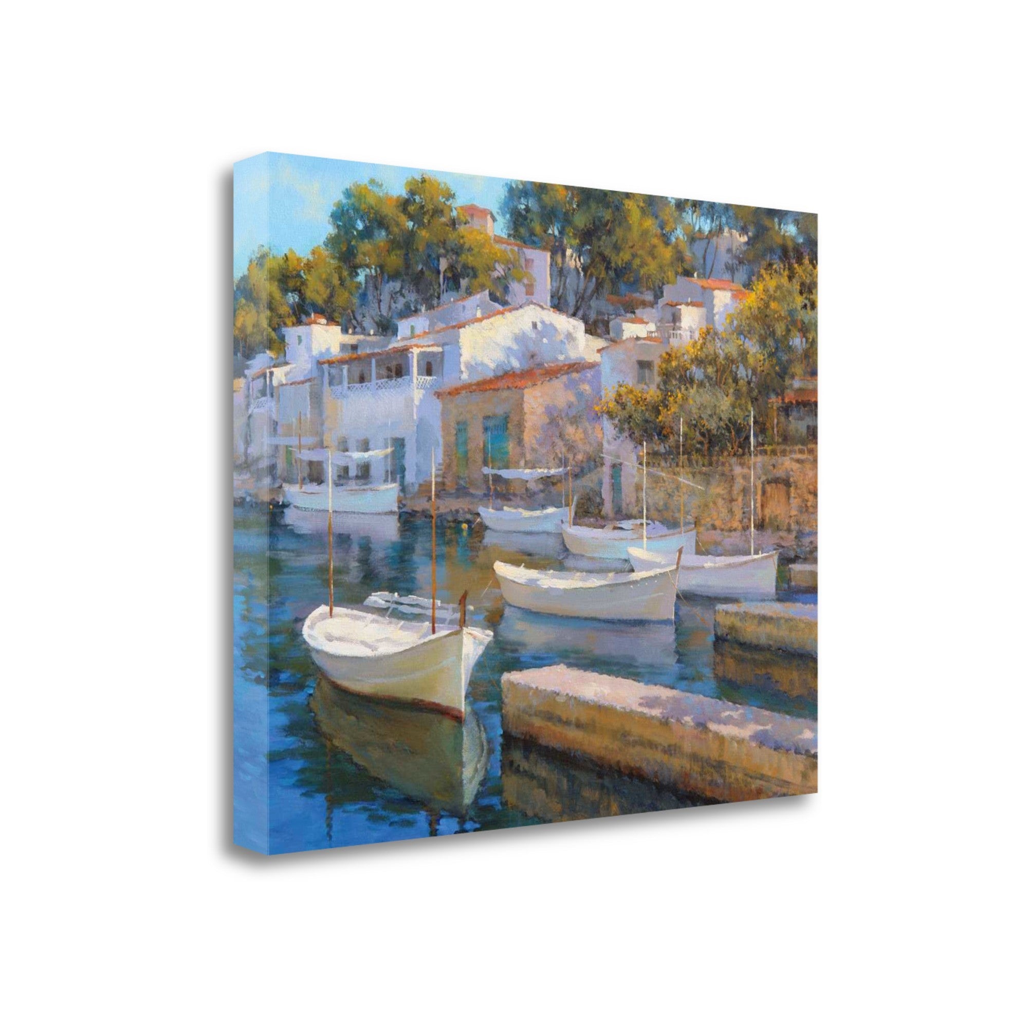 32" Vintage Inspired European Cove Gallery Wrap Canvas Wall Art