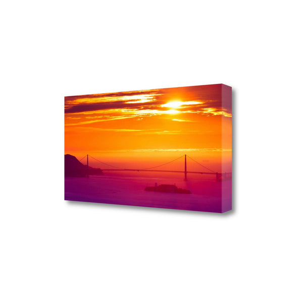 32" Gorgeous Sunset View Giclee Canvas Wall Art