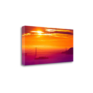 40" Gorgeous Sunset View Giclee Canvas Wall Art