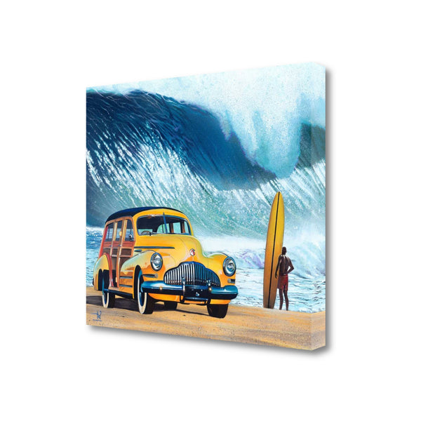 26" Bright and Colorful Surfer Boy Gallery Wrap Canvas Wall Art