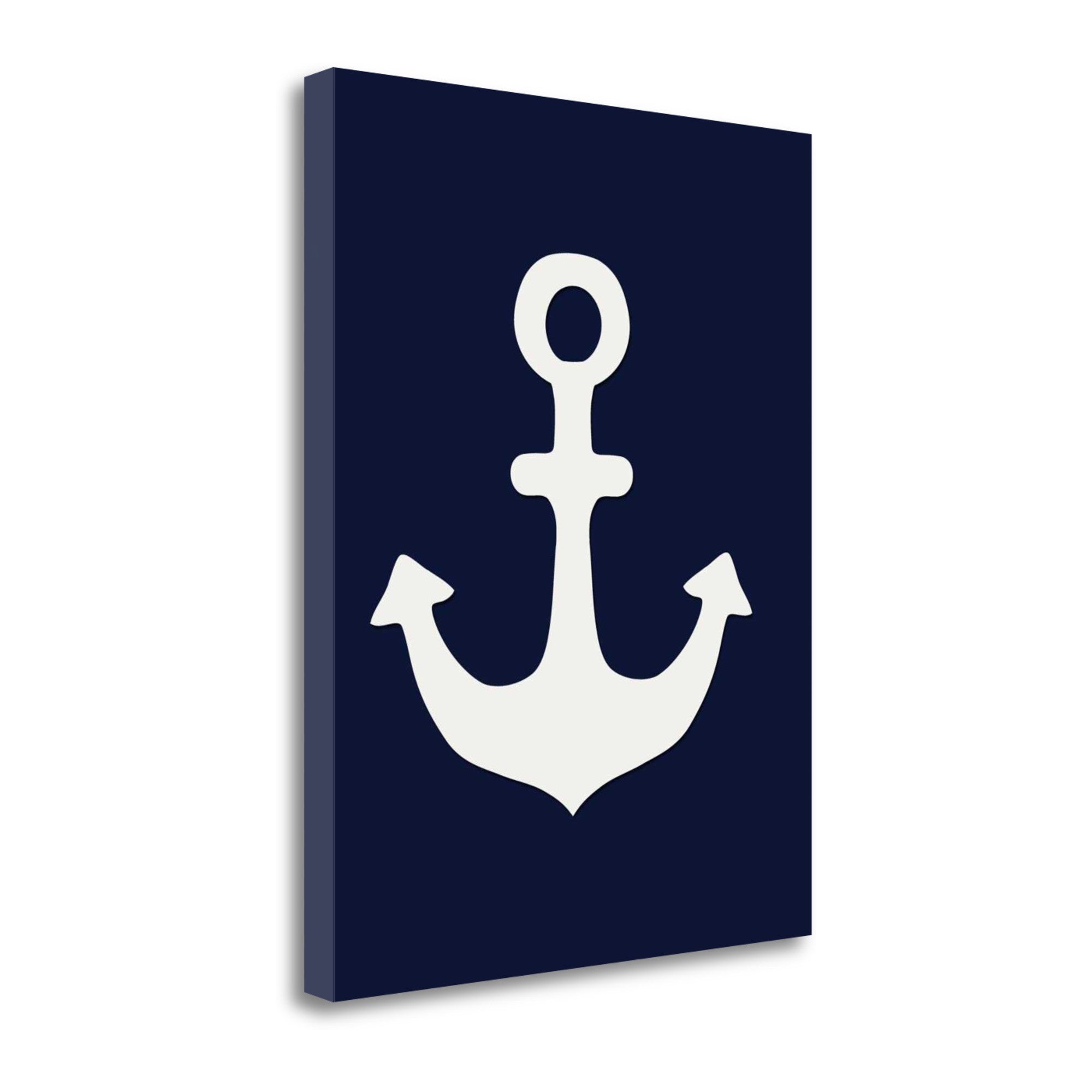 16" Anchor's Down Giclee Wrap Canvas Wall Art