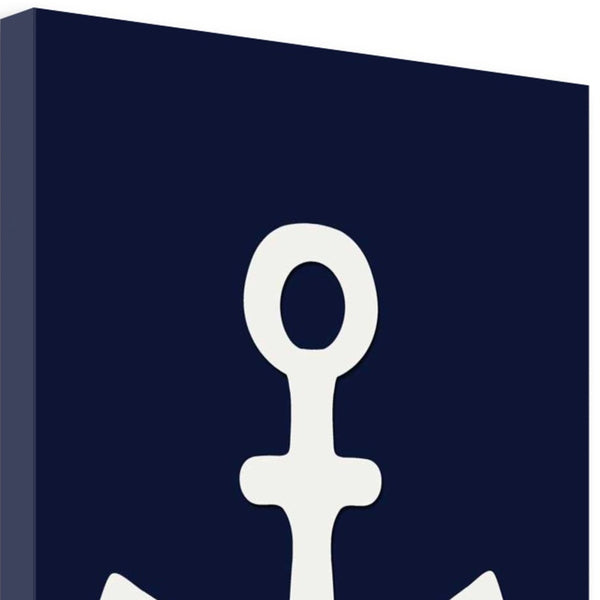 16" Anchor's Down Giclee Wrap Canvas Wall Art