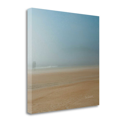 20" Calming Beach Stroll Giclee Print on Gallery Wrap Canvas Wall Art