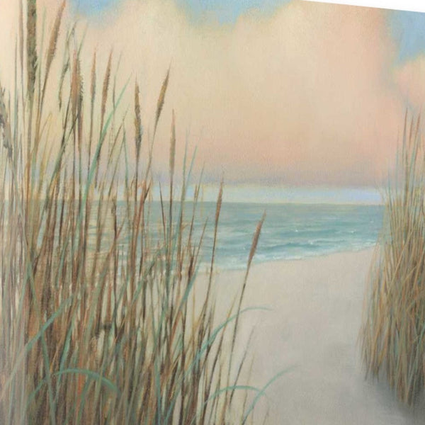 24" Natural Coastal Beach Trail Giclee Print on Gallery Wrap Canvas Wall Art