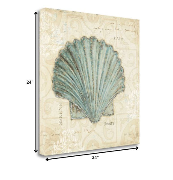 24" Soft Beach Treasures Journal Giclee Print on Gallery Wrap Canvas Wall Art