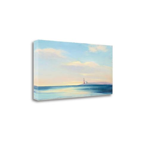 29" Peaceful Ocean Sunset View 1 Giclee Wrap Canvas Wall