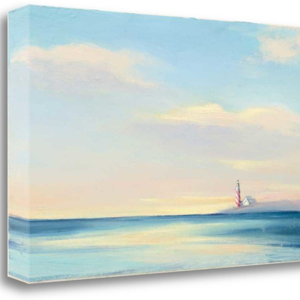 34" Peaceful Ocean Sunset View 2 Giclee Wrap Canvas Wall