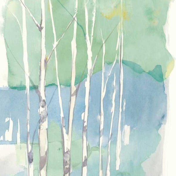 Watercolor Abstract Trees Giclee Wrap Canvas Wall Art