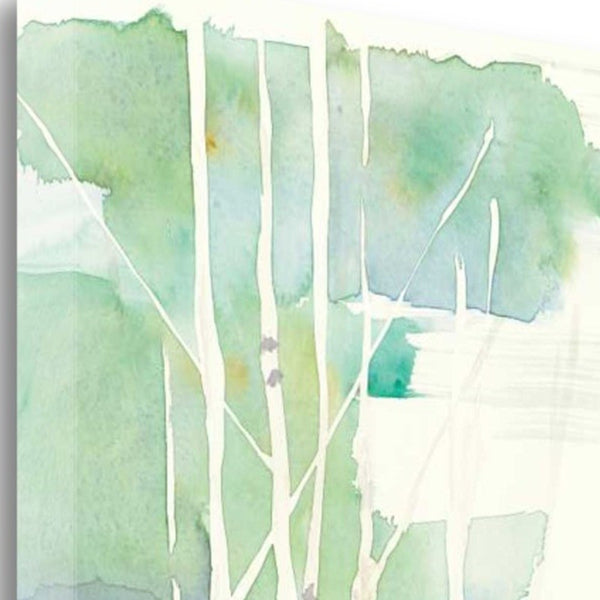 Watercolor Abstract Forest 1 Giclee Wrap Canvas Wall Art