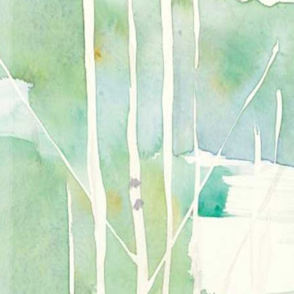 Watercolor Abstract Forest 1 Giclee Wrap Canvas Wall Art