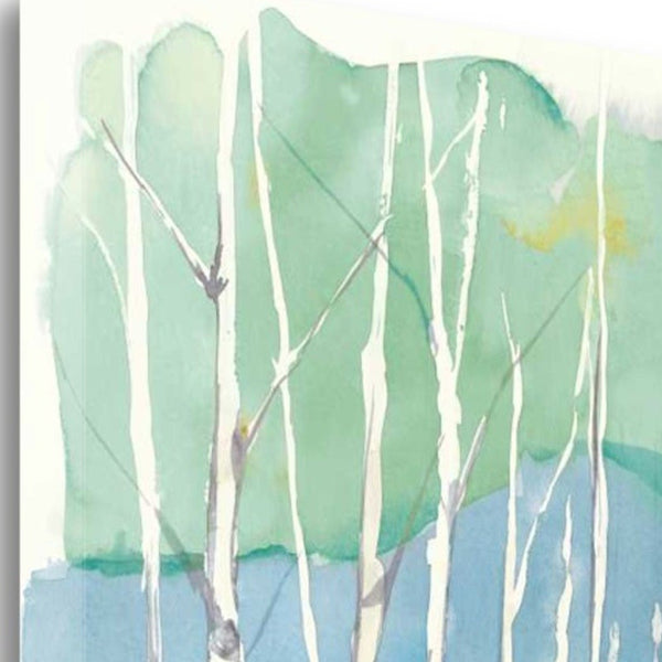 Watercolor Abstract Forest 2 Giclee Wrap Canvas Wall Art