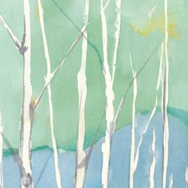 Watercolor Abstract Forest 2 Giclee Wrap Canvas Wall Art