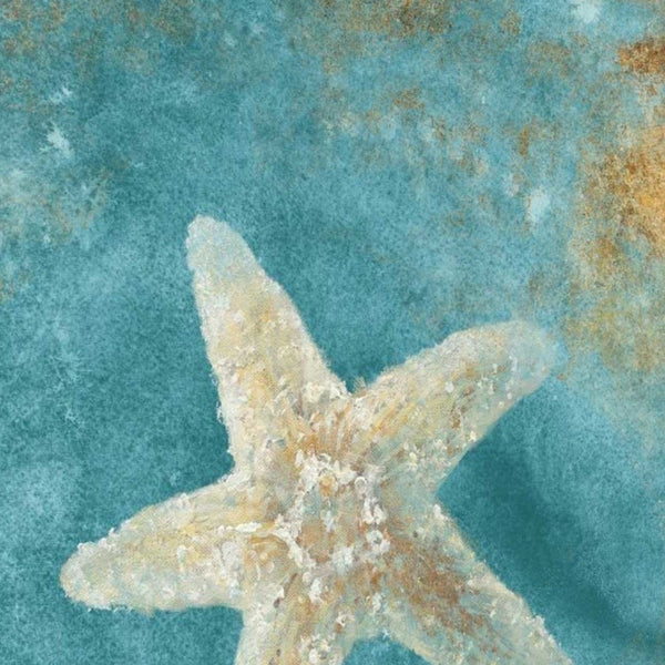 20" Majestic Starfish in the Deep Blue Sea Giclee Wrap Canvas Wall Art