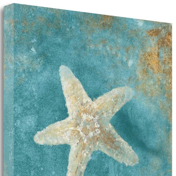 20" Majestic Starfish in the Deep Blue Sea Giclee Wrap Canvas Wall Art