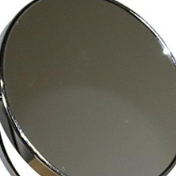 Vintage Pedestal Chrome 3X Magnification Vanity Mirror