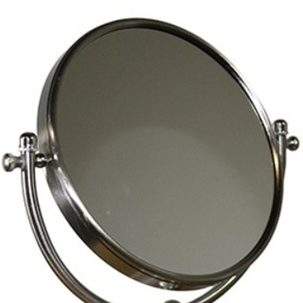 Vintage Rotating Chrome 3X Magnification Vanity Mirror