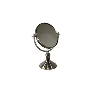 Vintage Rotating Chrome 7X Magnification Vanity Mirror