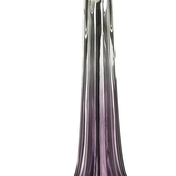 Purple Ombre Glass Goblet Table Lamp