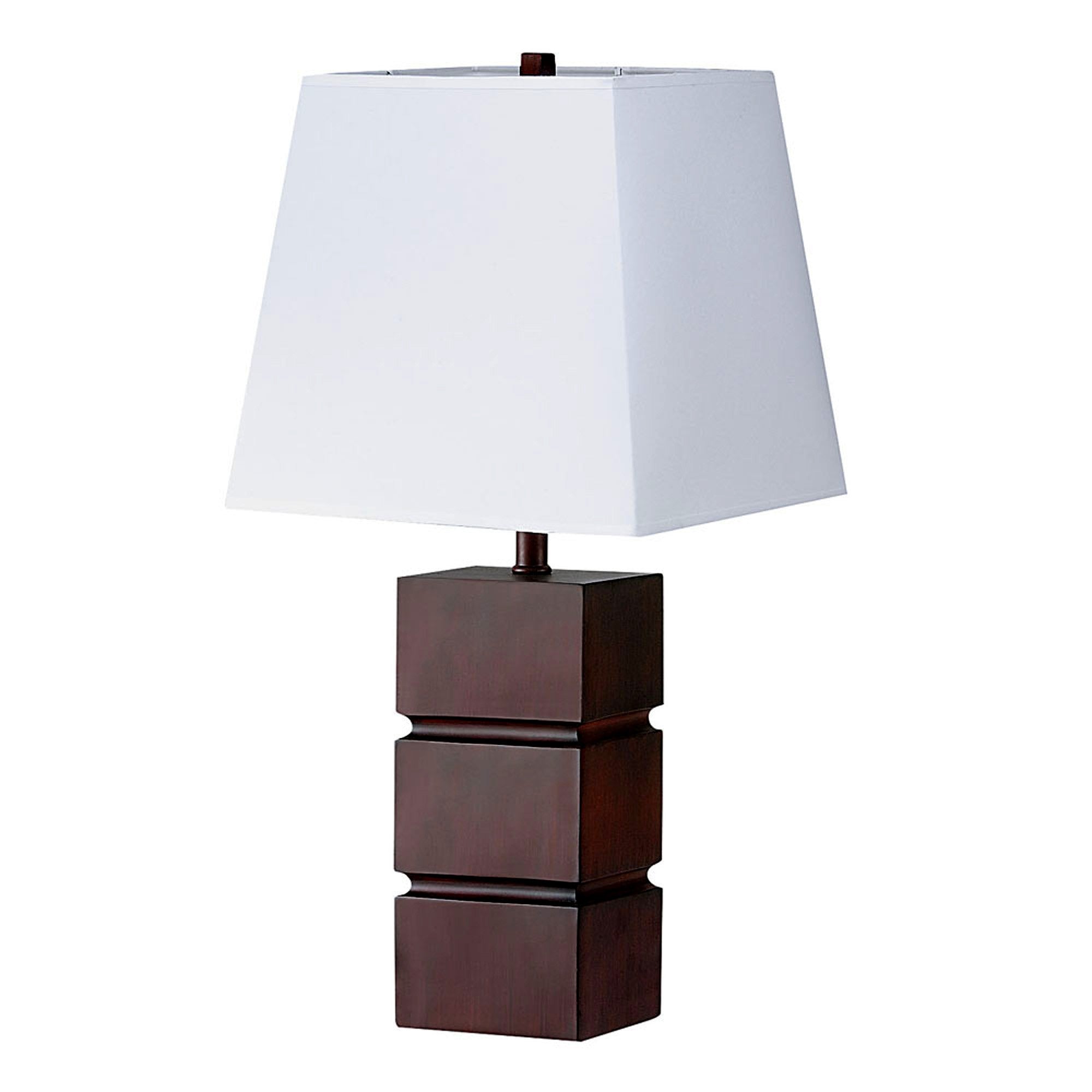 Modern Wooden Stack Table Lamp