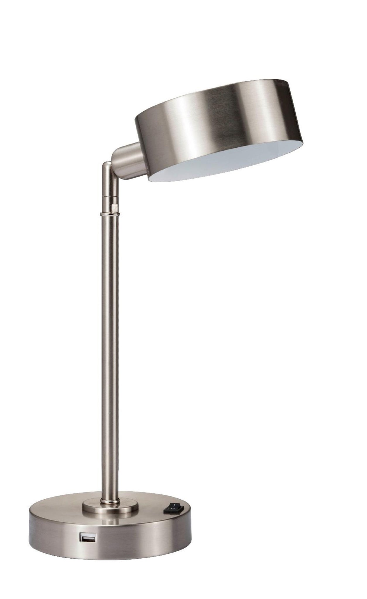 Silver Metal LED Table Lamp