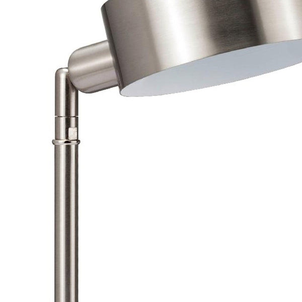 Silver Metal LED Table Lamp