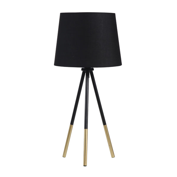 20” Classic Black Matte Tripod Table Lamp