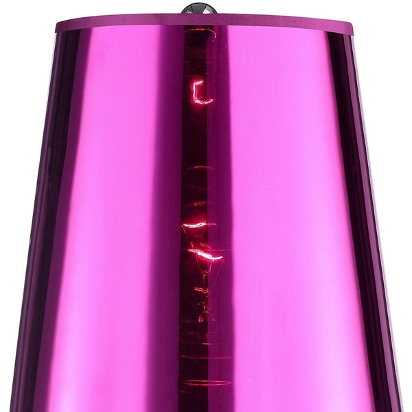 ContempoTransparent Luster Pink Table Lamp