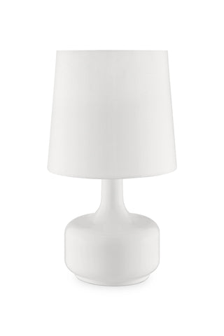 Modern Powder White Table Lamp with Touch Switch