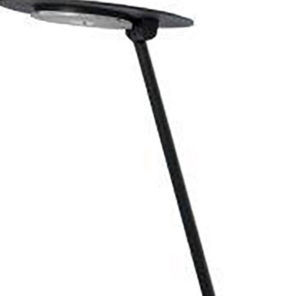 Minimalist Black Metal LED Desk Lamp