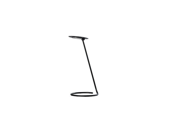 Minimalist Black Metal LED Desk Lamp