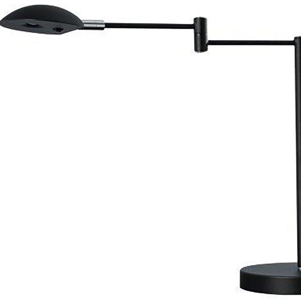 Minimalist Black Metal Swing Arm Desk Lamp