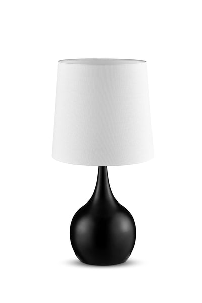 Minimalist Black Table Lamp with Touch Switch