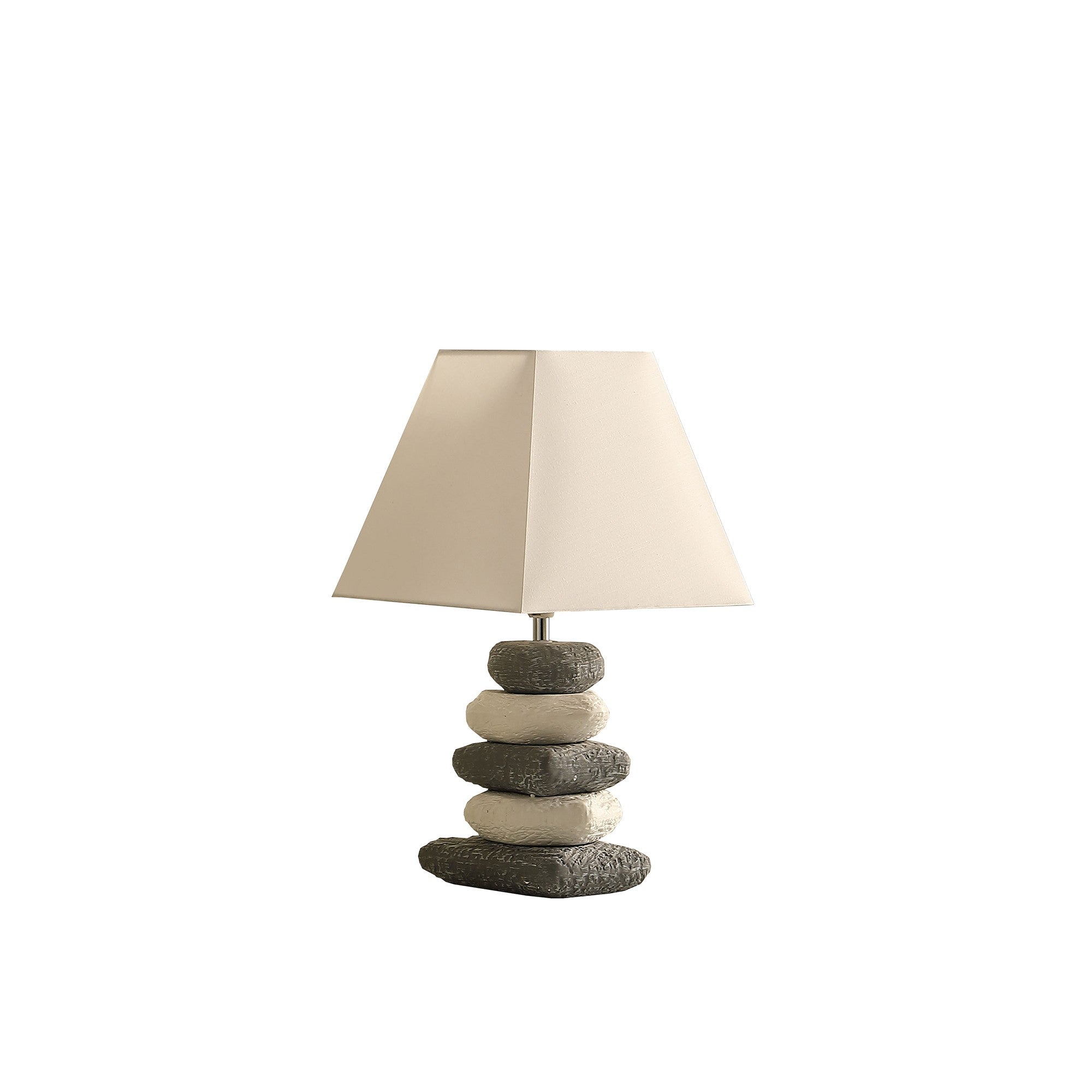 18” Organic Ceramic Pebbles Table Lamp