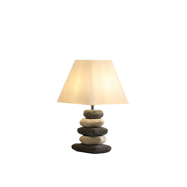 18” Organic Ceramic Pebbles Table Lamp