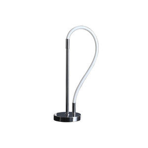 21” Modern Silver LED Elastic Tube Desk Lamp