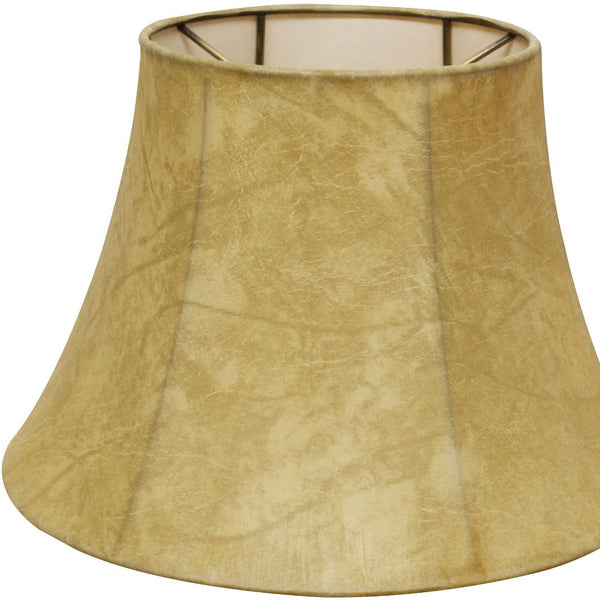 19" Faux Snakeskin Shallow Drum Parchment Lampshade