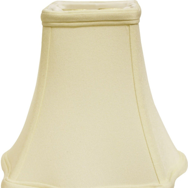 14" Ivory Premium Square No Slub Lampshade