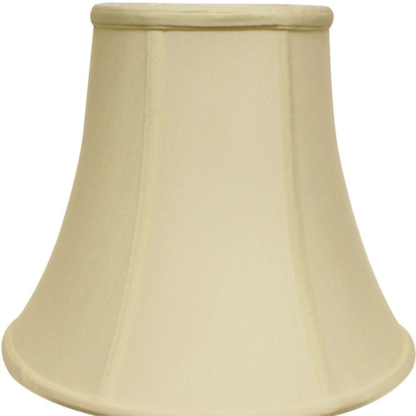 14" Ivory Premium Bell Monay Shantung Lampshade