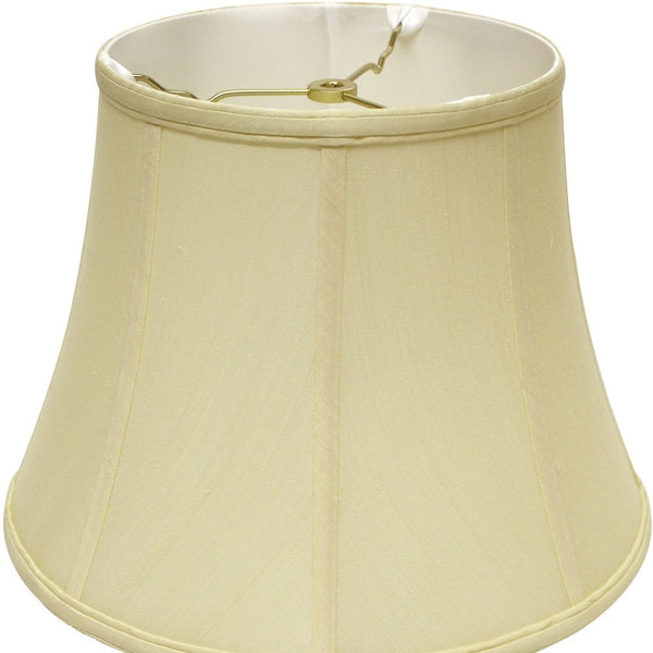 18" Antique White Altered Bell Monay Shantung Lampshade