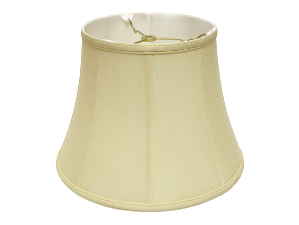 18" Antique White Altered Bell Monay Shantung Lampshade