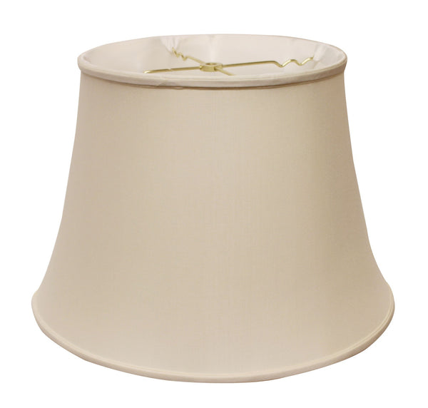 16" Biege Sloped Euro Bell Pongee Shantung Lampshade